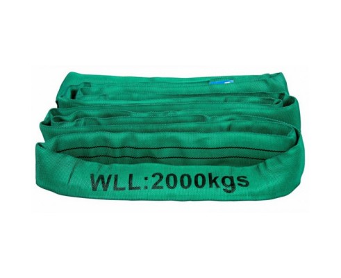 Round Slings 1 metre 2T WLL - Green