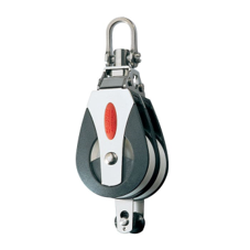 Ronstan 50mm Double Block, Swivel Head, Becket- All Purpose