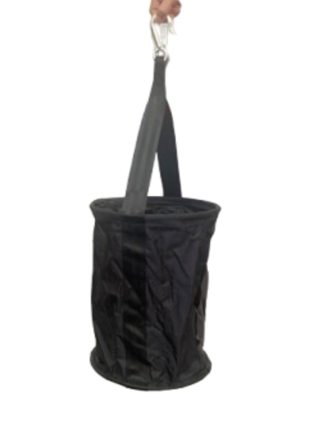 Black Round Chain Bag 300mmØ