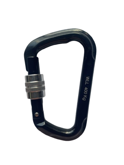 Doughty 400KG Rated Screw Gate Carabiner