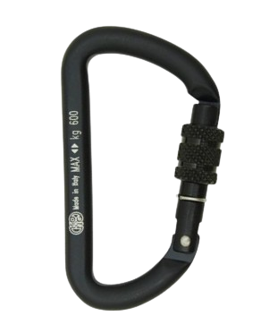 Kong Mini D Alu Screw Gate Black NS