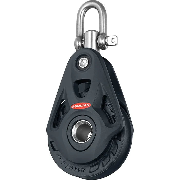 Ronstan 60mm Single Core Block, Universal Head- Ball Bearing