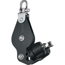 Ronstan 60mm Single Industrial Pulley Block with Becket and 60°Cleat