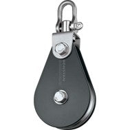 Ronstan 75mm Single Industrial Pulley Block- Aluminium Sheave