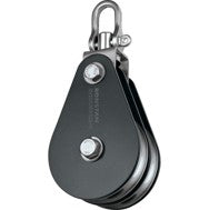 Ronstan 75mm Double Industrial Pulley Block - Aluminium Sheave