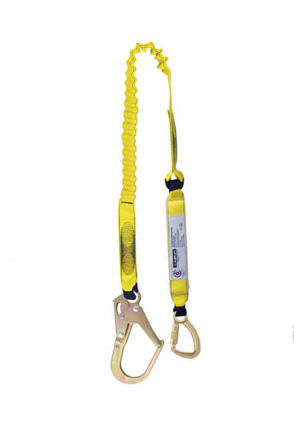 Single Elasticated Lanyard, with Triple Action Hook & Scaffold Hook