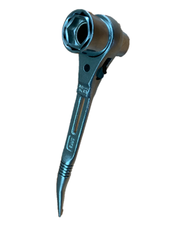 Super Ratchet Podger 4in1, 17 x 21mm, 19 x 24mm Stubby