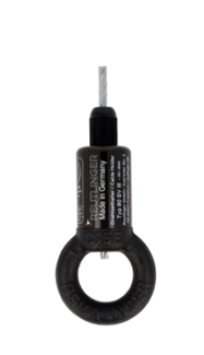 Reutlinger Cable Holder Type 80SV III Black Wire Slider with Eye 6mm