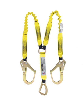 Double Elasticated Lanyard, with Triple Action Hook & Scaffold Hook