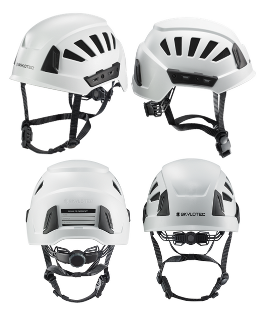 Skylotec Inceptor GRX White - Occupational Industrial Climbing Helmet