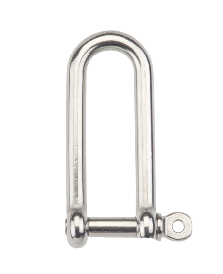 Long Spring Shackles Stainless Steel Long Dee Shackles — The Rigging Shop