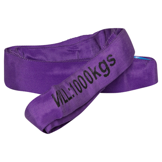 Polyester Round Slings 1.0T WLL Violet 45mm width