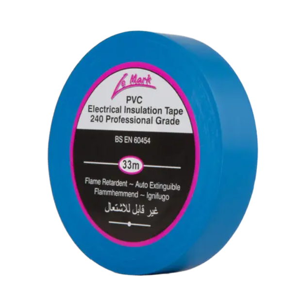 Le Mark PVC Electrical Tape 33m x 5 rolls per pack- BLUE