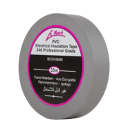 Le Mark PVC Electrical Tape 33m x 5 rolls per pack- GREY