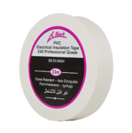 Le Mark PVC Electrical Tape 33m x 5 rolls per pack- WHITE