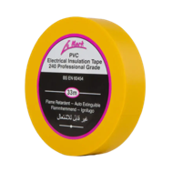 Le Mark PVC Electrical Tape 33m x 5 rolls per pack- YELLOW