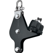 Ronstan 60mm Single Industrial Pulley Block with Becket and 30°Cleat