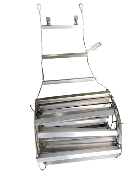 Aluminium Medium Weight Wire Rope Ladder — The Rigging Shop
